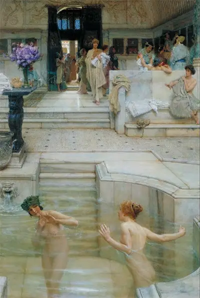 A Favourite Custom Lawrence Alma Tadema